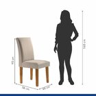 Conjunto Sala De Jantar Mesa Tampo Redondo Plus 4 Cadeiras Va