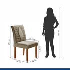 Conjunto Sala De Jantar Mesa Tampo Slim Plus Vidro 120x90cm C