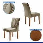 Conjunto Sala De Jantar Mesa Tampo Slim Plus Vidro 120x90cm C