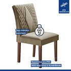 Conjunto Sala De Jantar Mesa Tampo Slim Plus Vidro 120x90cm C