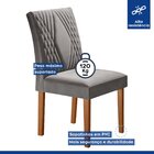 Conjunto Sala De Jantar Mesa Tampo Slim Plus Vidro 120x90cm C