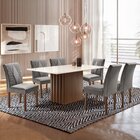 Conjunto Sala De Jantar Mesa Tampo Slim Plus Vidro 170x90cm C