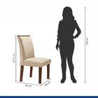 Conjunto Sala De Jantar Mesa Tampo Slim Plus Vidro Arezzo 280