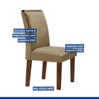 Conjunto Sala De Jantar Mesa Tampo Slim Plus Vidro Arezzo 280