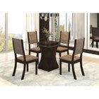 Conjunto Sala De Jantar Mesa Tampo Vidro Ciranda 4 Cadeiras K