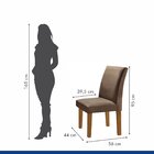 Conjunto Sala De Jantar Mesa Tampo Vidro Madri 4 Cadeiras Esp