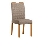 Conjunto Sala De Jantar Mesa Tampo Vidro/mdf Anitta 160cm Com