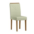 Conjunto Sala De Jantar Mesa Tampo Vidro/mdf Barbara 1350m Ta