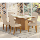 Conjunto Sala De Jantar Mesa Tucson E 6 Cadeiras Vênus Viero