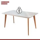 Conjunto Sala De Jantar Mesa Versales 120cm Com 4 Cadeiras Be