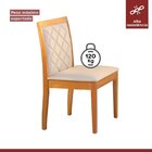 Conjunto Sala De Jantar Mesa Versales 120cm Com 4 Cadeiras Be