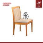 Conjunto Sala De Jantar Mesa Versales 120cm Com 4 Cadeiras Hy