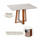 Conjunto Sala De Jantar Mesa Viena Com 4 Cadeiras Madeira Mac