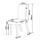 Conjunto Sala De Jantar Micaela 4 Cadeiras Venus Viero