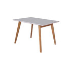 Conjunto Sala De Jantar Mônaco Mesa Pé Palito E 4 Cadeiras Mó