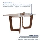 Conjunto Sala De Jantar Nápoles Tampo Vidro/mdf Com 8 Cadeira