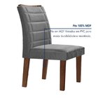 Conjunto Sala De Jantar Nápoles Tampo Vidro/mdf Com 8 Cadeira