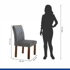 Conjunto Sala De Jantar Nápoles Tampo Vidro/mdf Com 8 Cadeira