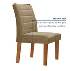 Conjunto Sala De Jantar Nápoles Tampo Vidro/mdf Com 8 Cadeira