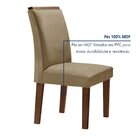 Conjunto Sala De Jantar Nápoles Tampo Vidro/mdf Com 8 Cadeira