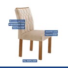 Conjunto Sala De Jantar Nápoles Tampo Vidro/mdf Com 8 Cadeira