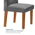 Conjunto Sala De Jantar Nápoles Tampo Vidro/mdf Com 8 Cadeira