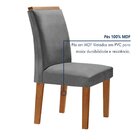 Conjunto Sala De Jantar Nápoles Tampo Vidro/mdf Com 8 Cadeira