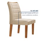 Conjunto Sala De Jantar Nápoles Tampo Vidro/mdf Com 8 Cadeira