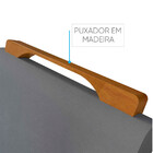 Conjunto Sala De Jantar Natalle 4 Lugares Mesa Redonda Tampo