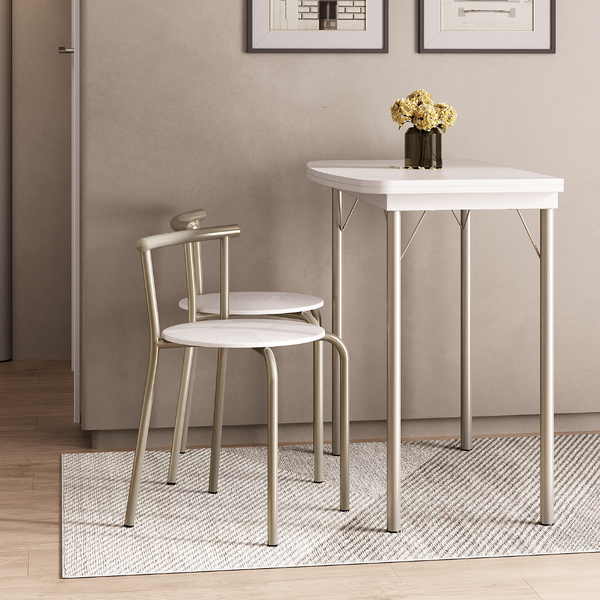 Conjunto Sala De Jantar Palermo Com Mesa E 2 Cadeiras 2999 Ca