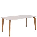 Conjunto Sala De Jantar Papaia 180cm Com Vidro E 6 Cadeiras P