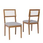 Conjunto Sala De Jantar Papaia 180cm Sem Vidro Com 6 Cadeiras