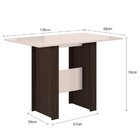 Conjunto Sala De Jantar Retangular Mesa Milano 108cm Com 4 Ca