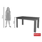 Conjunto Sala De Jantar Rosa Madesa Mesa Com 4 Cadeiras