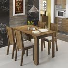 Conjunto Sala De Jantar Rosie Madesa Mesa Tampo De Madeira Co