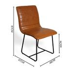 Conjunto Sala De Jantar Rubi Cinamomo Com 4 Cadeiras Cristal