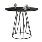 Conjunto Sala De Jantar Rubi Preto Com 4 Cadeiras Cristal Cou