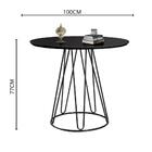 Conjunto Sala De Jantar Rubi Preto Com 4 Cadeiras Cristal Cou