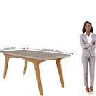 Conjunto Sala De Jantar Selena 180x90 Tampo Mdf/vidro 6 Cadei