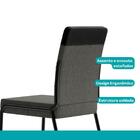 Conjunto Sala De Jantar Seul 4 Cadeiras Carraro Grafite/preto