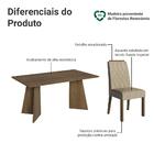 Conjunto Sala De Jantar Tampo De Madeira 6 Cadeiras Rustic/im