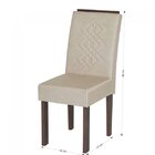 Conjunto Sala De Jantar Tampo De Vidro 6 Cadeiras Recife Móve