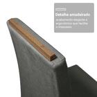 Conjunto Sala De Jantar Tampo De Vidro 6 Cadeiras Rustic/silv