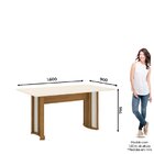 Conjunto Sala De Jantar Tampo Mdf 6 Cadeiras Eliane