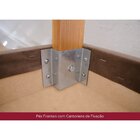 Conjunto Sala De Jantar Tampo Mdf 6 Cadeiras Marie Nature/off