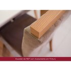 Conjunto Sala De Jantar Tampo Mdf/vidro 4 Cadeiras Marie Natu