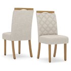 Conjunto Sala De Jantar Tampo Mdf/vidro 4 Cadeiras Marie Natu