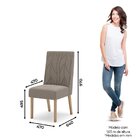 Conjunto Sala De Jantar Tampo Mdf/vidro 8 Cadeiras Michelle N