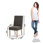 Conjunto Sala De Jantar Tampo Mdf/vidro 8 Cadeiras Michelle N