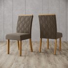 Conjunto Sala De Jantar Tampo Mdf/vidro Canto Moeda Com 6 Cad